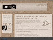 Tablet Screenshot of logotape.nl